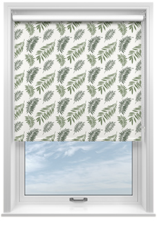 Canopy, Dark Green - Twist&Fit Roller Blind